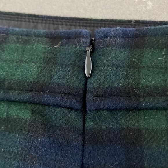 J.Crew Plaid Wool Blend Skirt - Picture 3 of 6